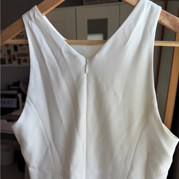 Halston Heritage White Midi Dress - Picture 7 of 9